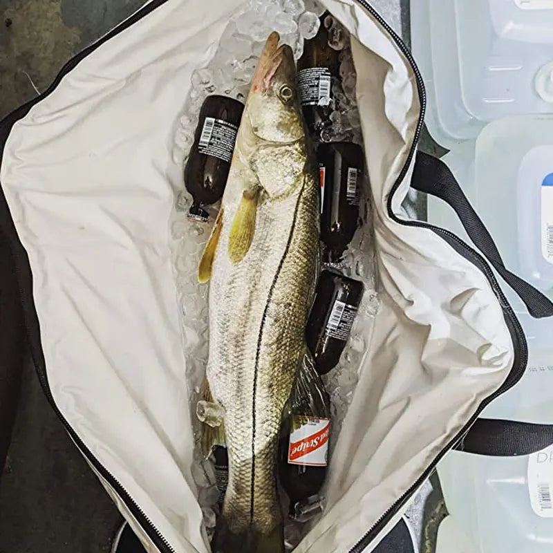 Insulate Fish Cooler Bag Kayak Kill Bag with Drain Plug