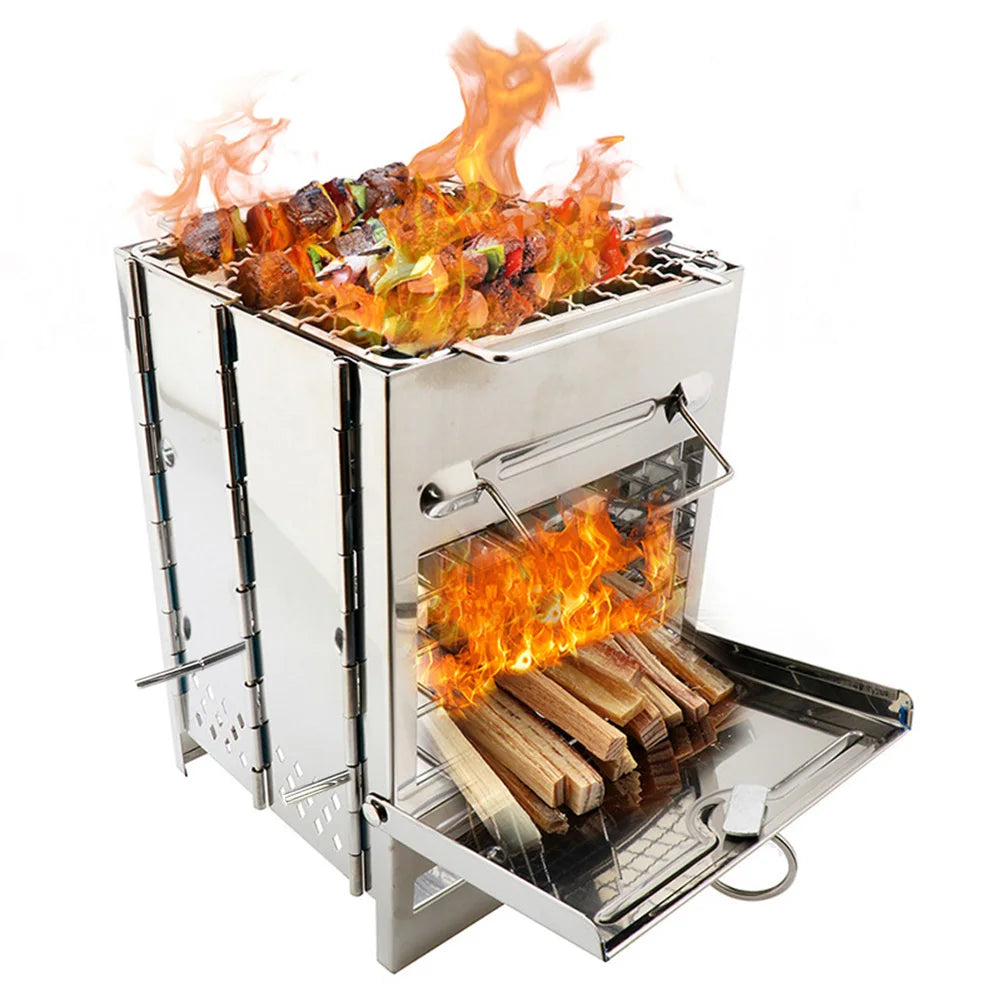 Lightweight Camping Stove Collapsible Stainless Steel