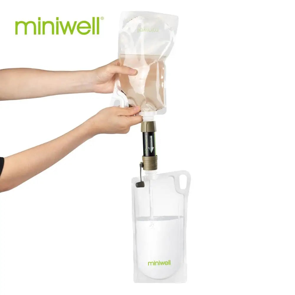 Portable Outdoor Water Filter Survival Kit for Travel