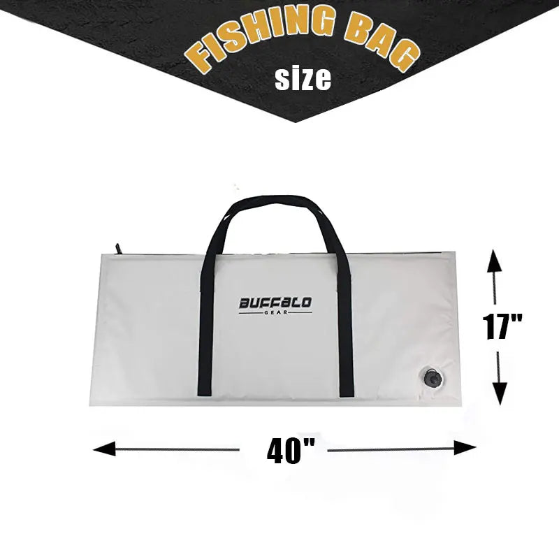 Insulate Fish Cooler Bag Kayak Kill Bag with Drain Plug