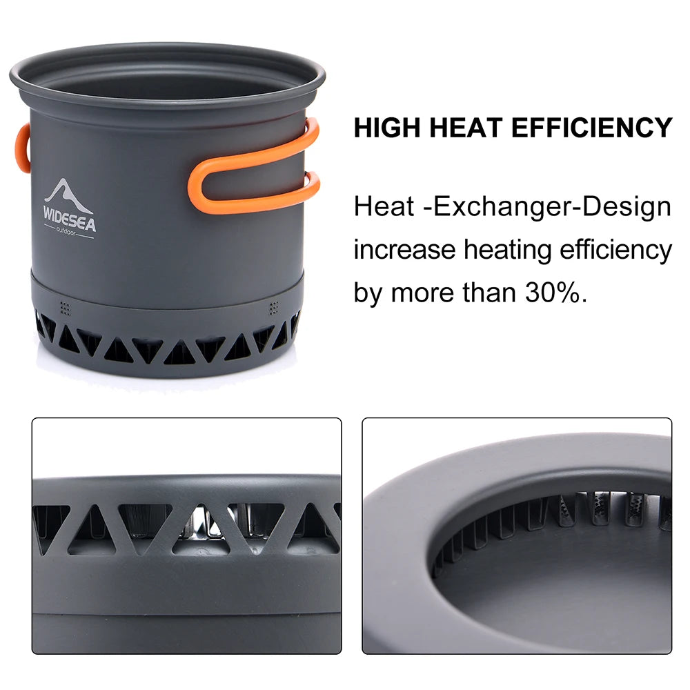Camping 1.3L 2.3L C Outdoor Cooking Set