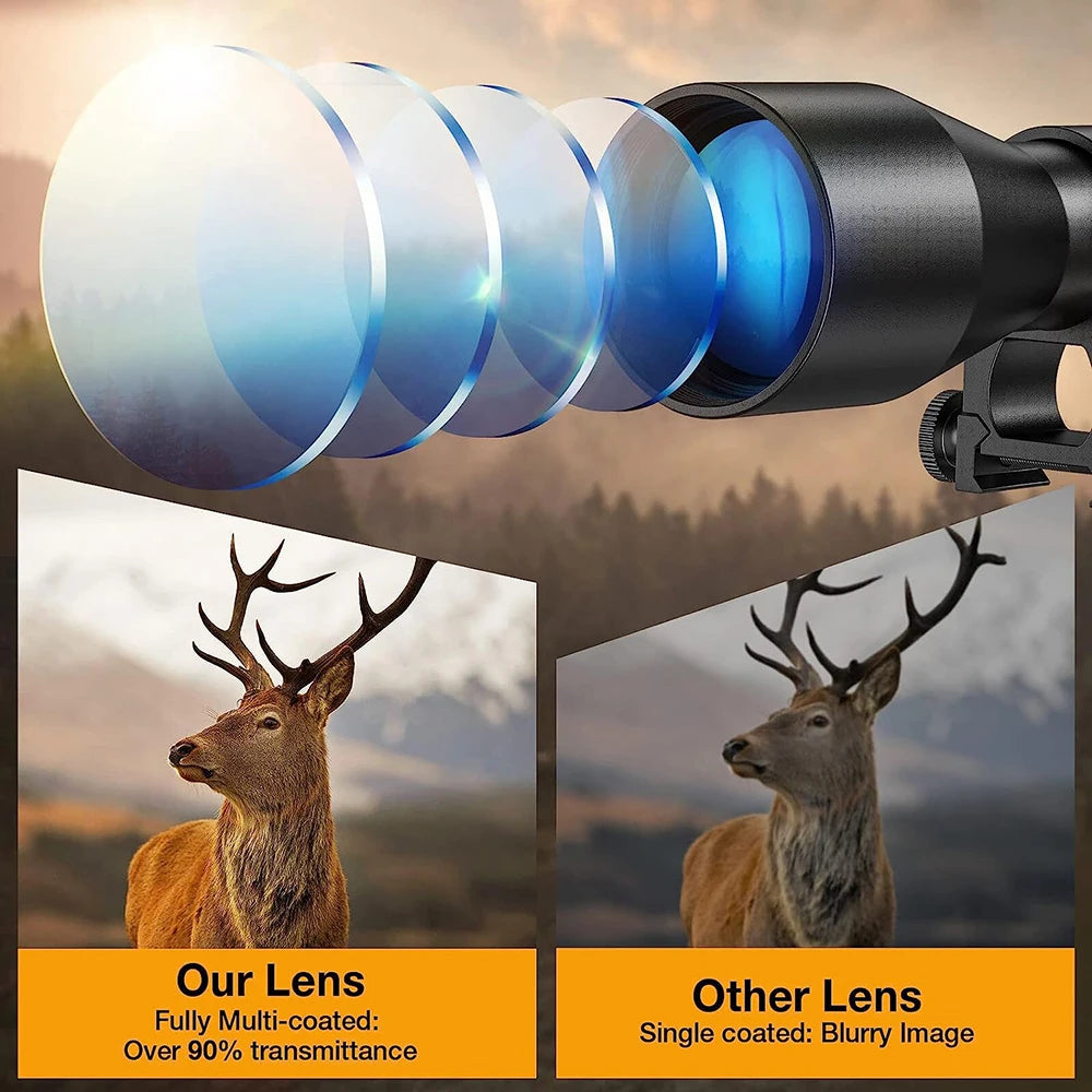 3-9x40 EG Rifle Scopes Hunting Sights Red and Green Light Reticle