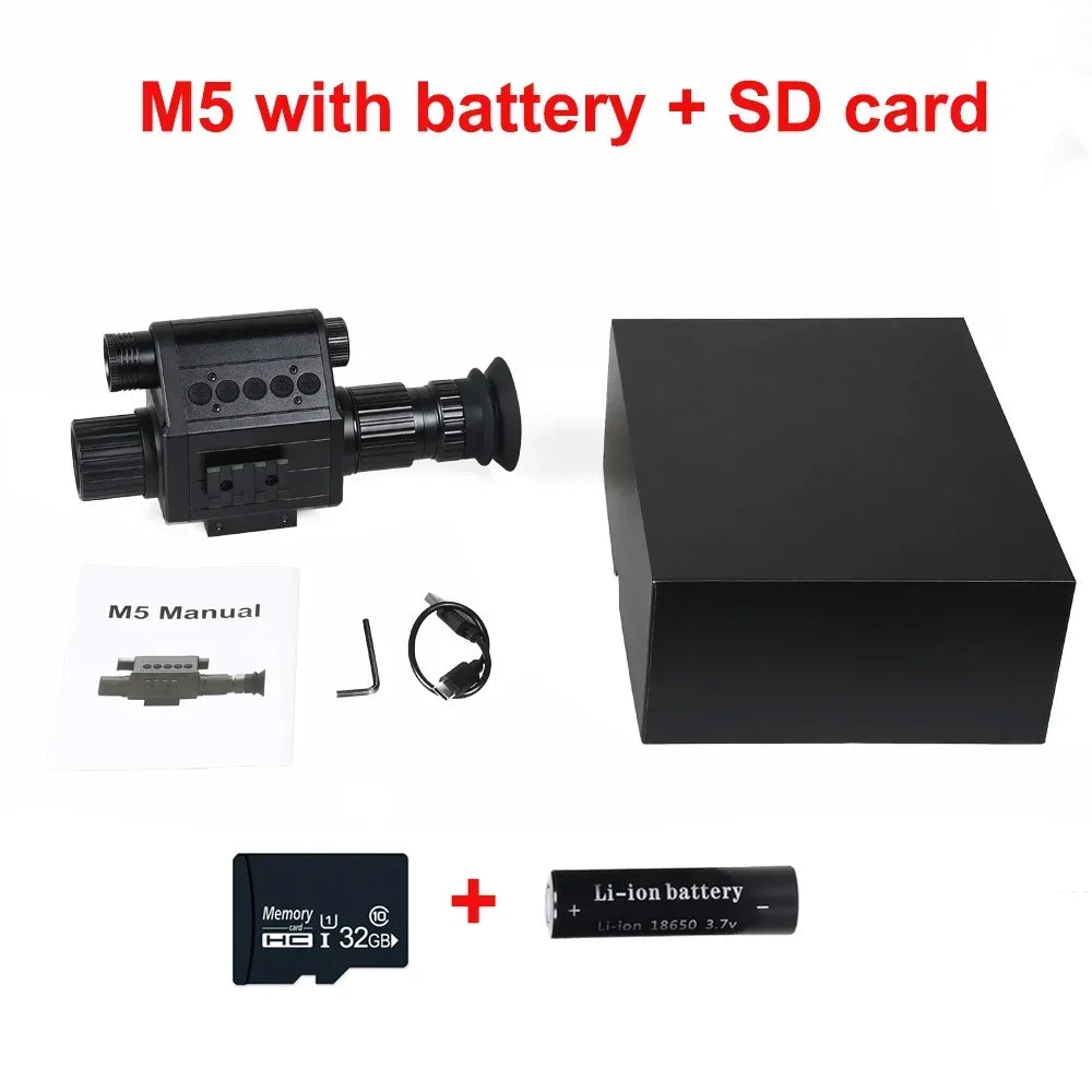 Digital Night Vision Riflescope 940nm IR Scope Sight Monocular 5X
