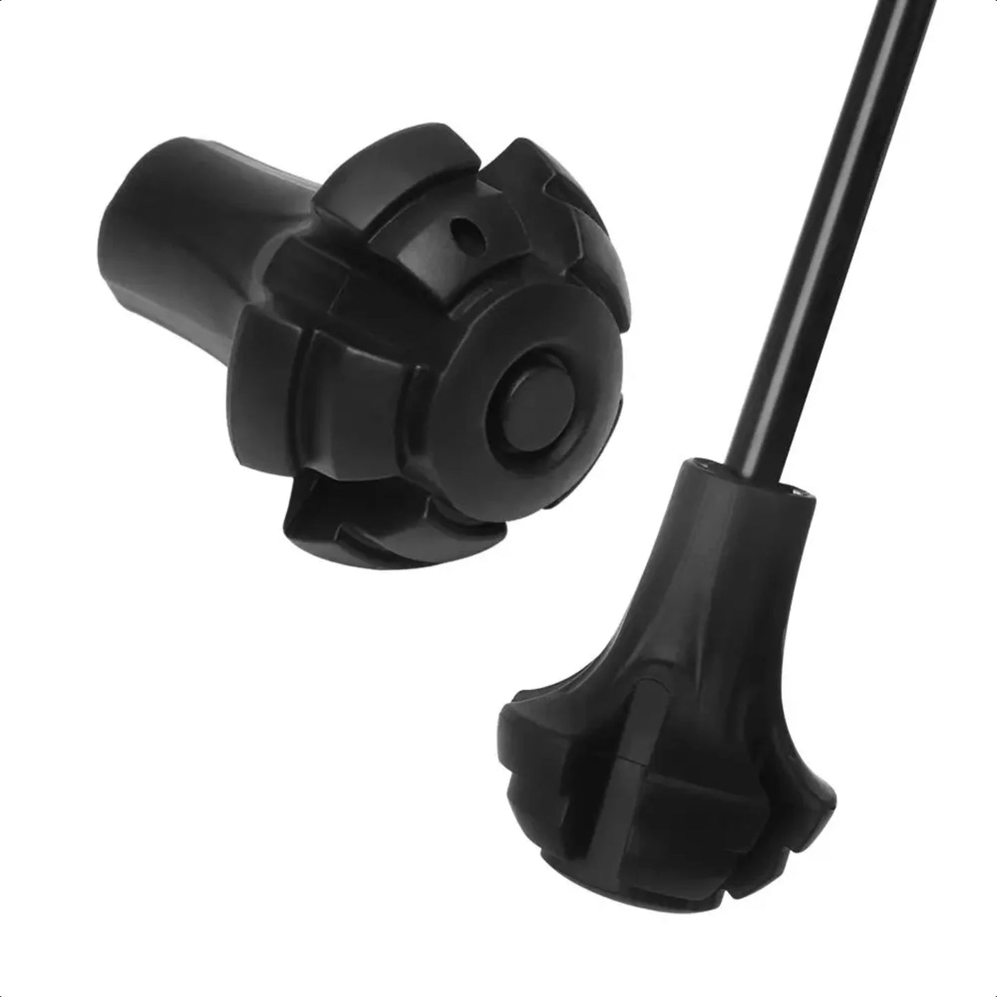 1PC Black Nordic Style Walking Poles for Hiking Adventure