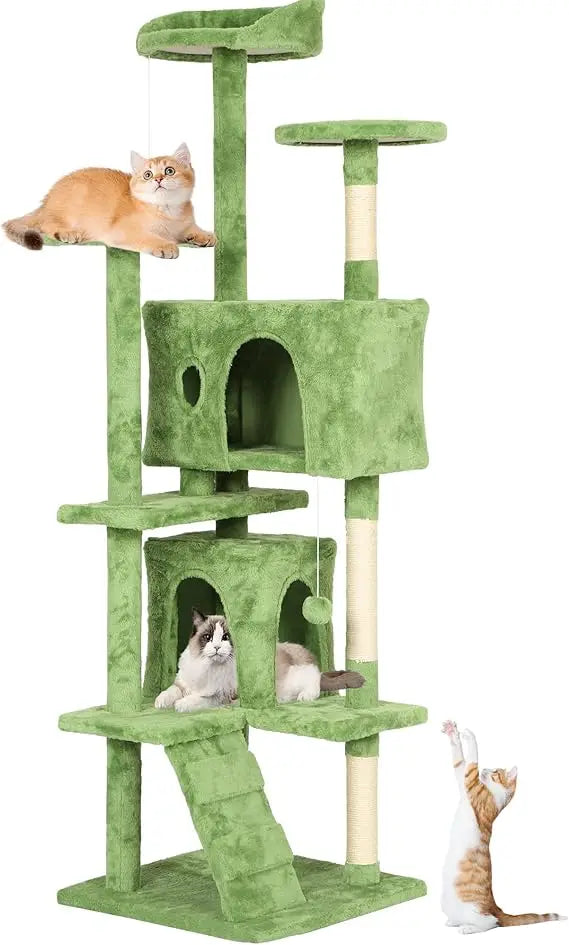 BestPet 70in Cat Tree Tower for Cats Multi-Level Scratching Posts