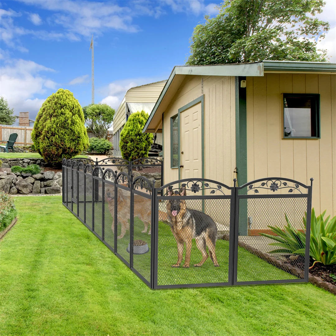 8 Panels Heavy Duty Dog Playpen Pen Outdoor Indoor