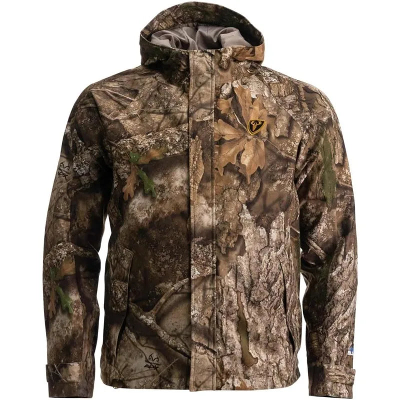 SCENTBLOCKER Men's Lightweight Breathable Waterproof Camo Rain Jacket