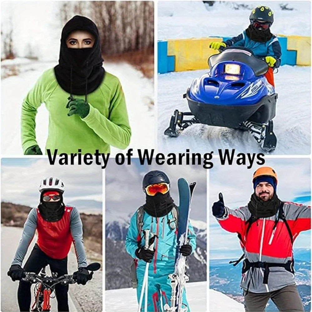 Breathable Sports Windproof Winter Mask With Neck Warmer