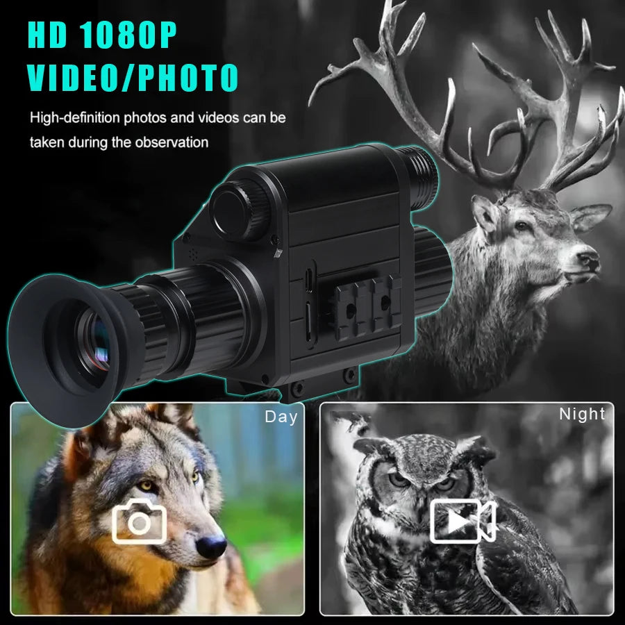 Digital Night Vision Riflescope 940nm IR Scope Sight Monocular 5X