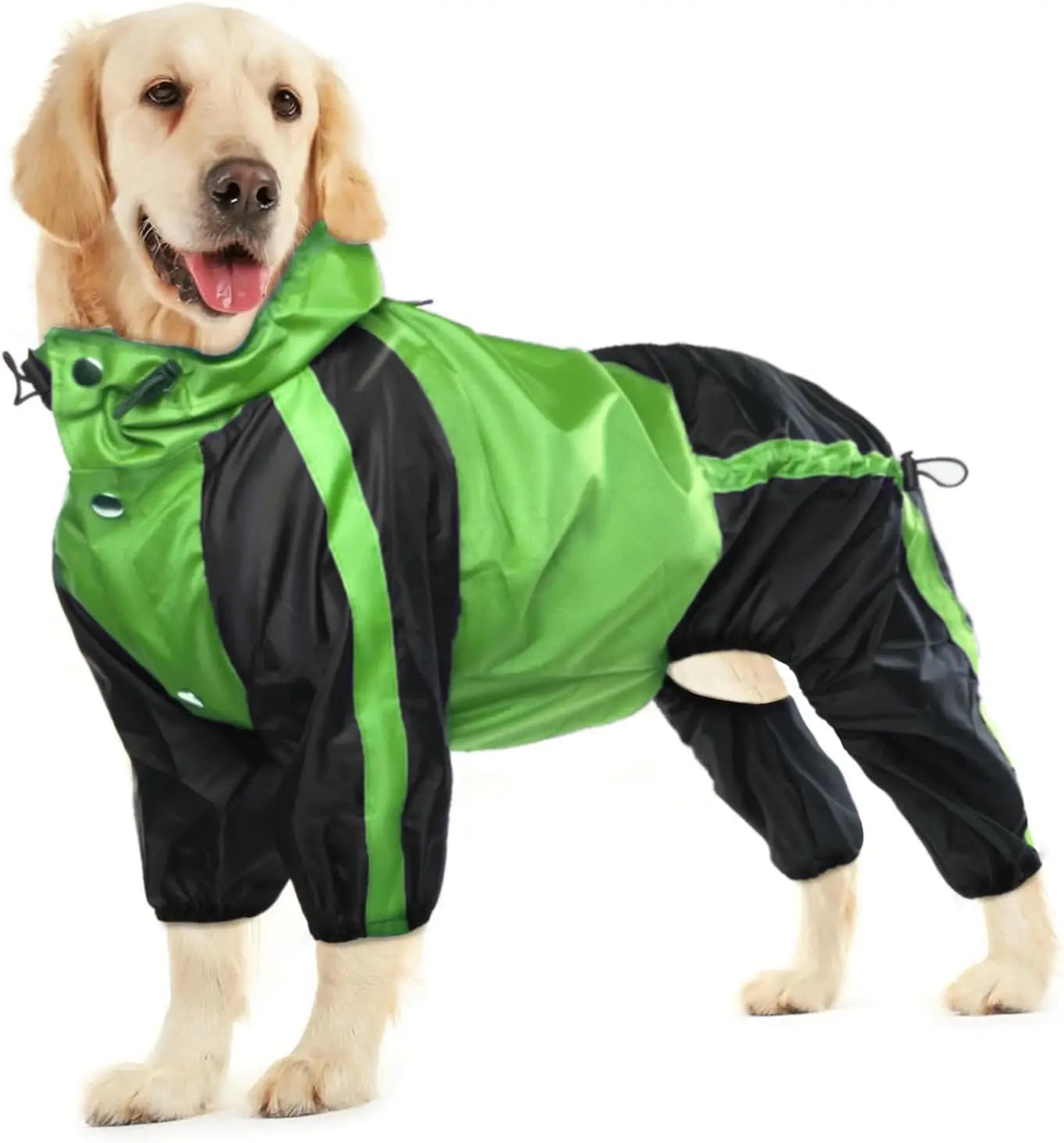 Dog Raincoat Waterproof Hood, Snow-Proof Rainwear