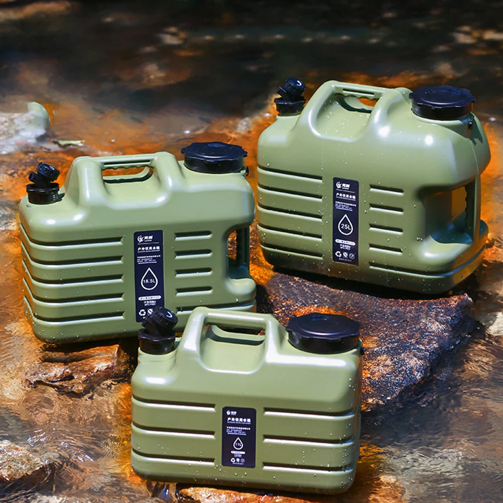 Water Containers Jug Camping Bucket Water Storage 25L