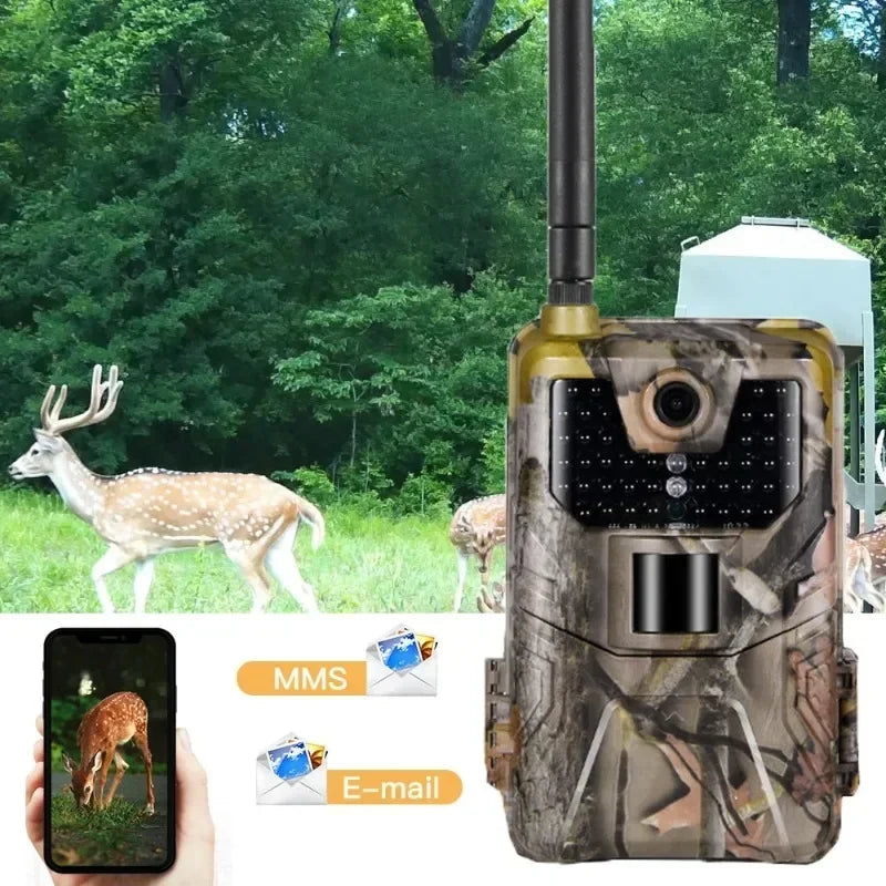 1080P Wildlife Trail Camera Night Vision Email Cellular Cameras