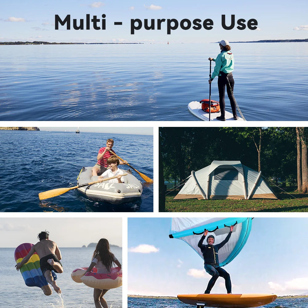 Rechargeable SUP Pump 20PSI High Pressure Air Pump for Paddle Board, Kayaks, Mattress