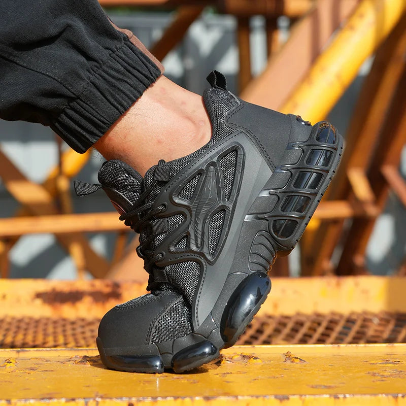 Lightweight Safety Shoes Hiking Sneakers Man Women Breathable