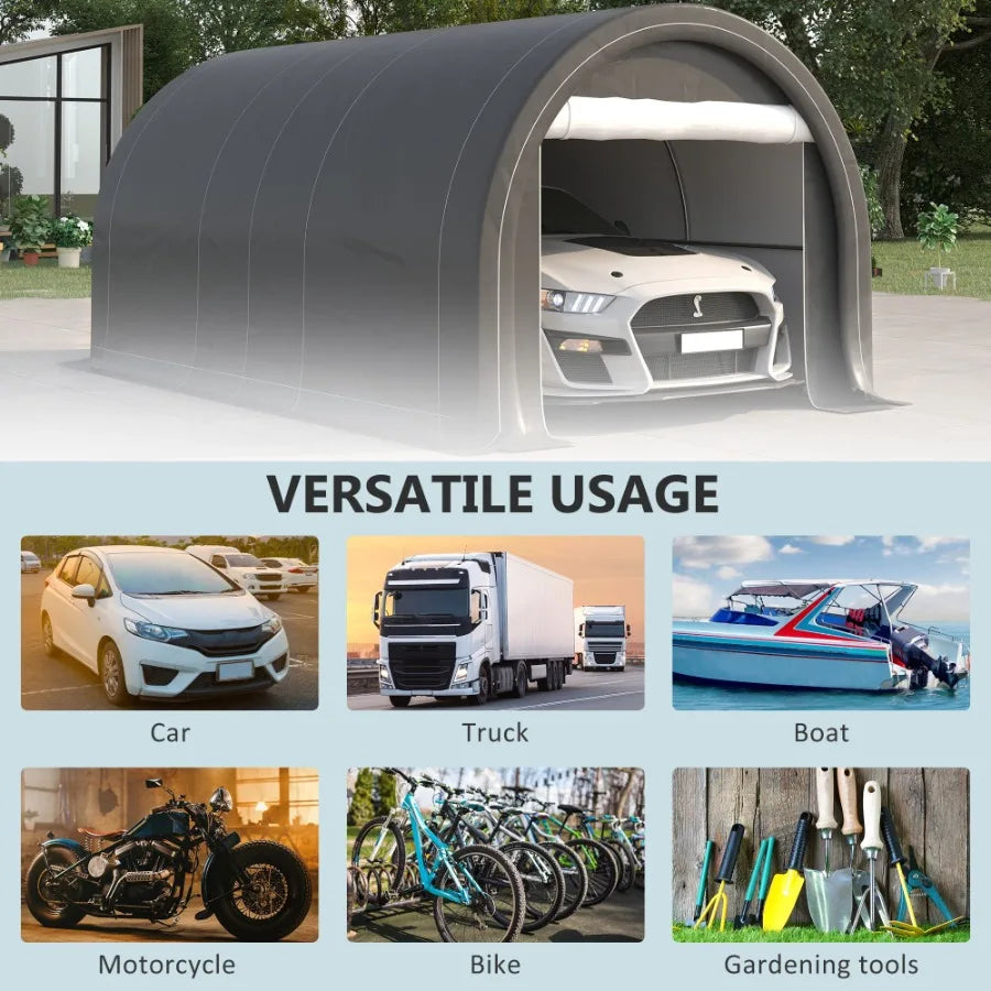 10' x 16' Carport Heavy Duty Portable Garage Storage Tent