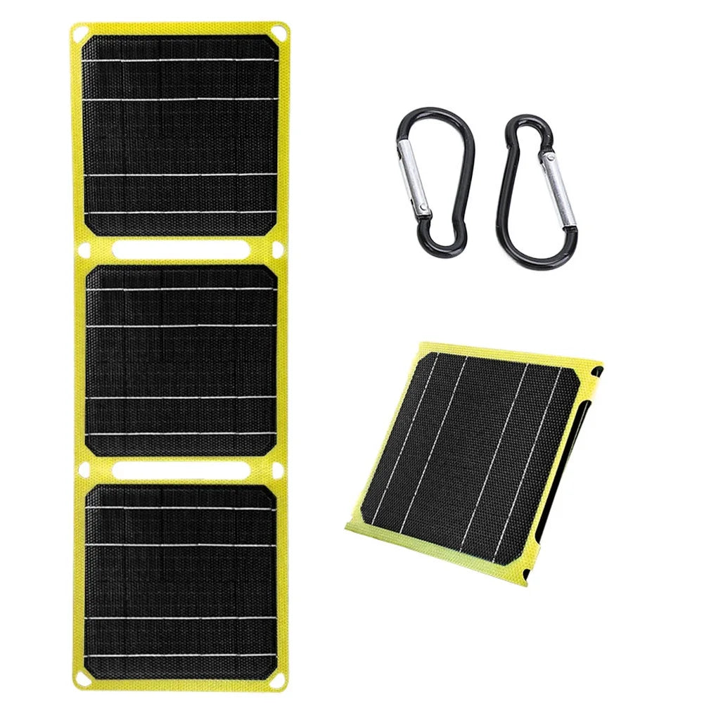 Foldable Solar Phone Charger 30W 40W Portable Battery