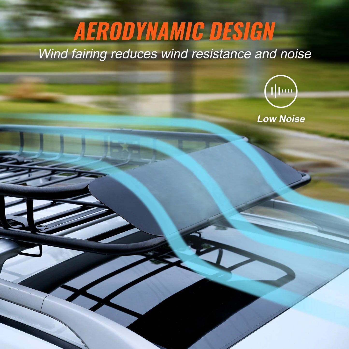 Roof Rack Cargo Basket 46"x36"x4.5" / 51"x36"x5" Rooftop Cargo