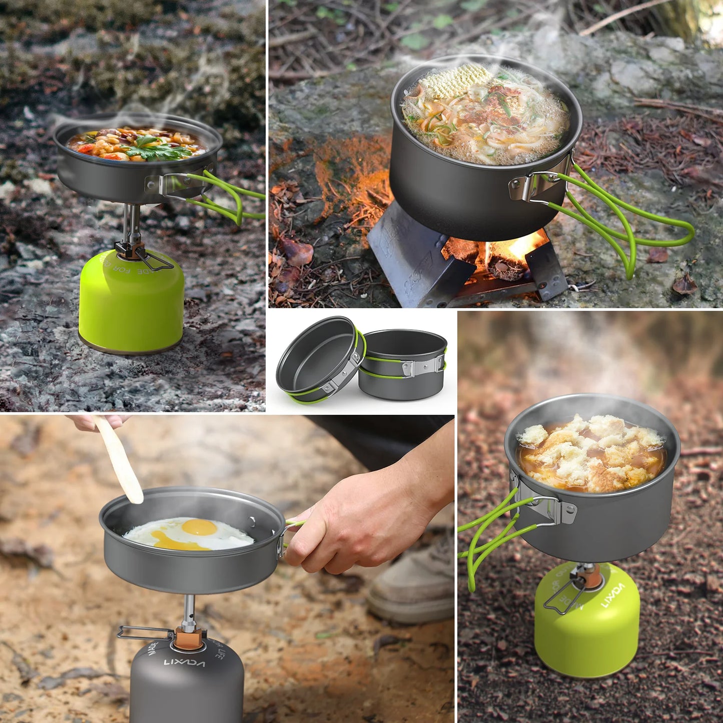 Outdoor Tableware Camping Cookware 2-3 People