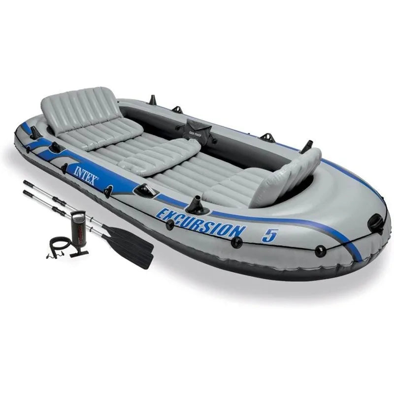 5 Person Inflatable Outdoor Fishing Raft Boat