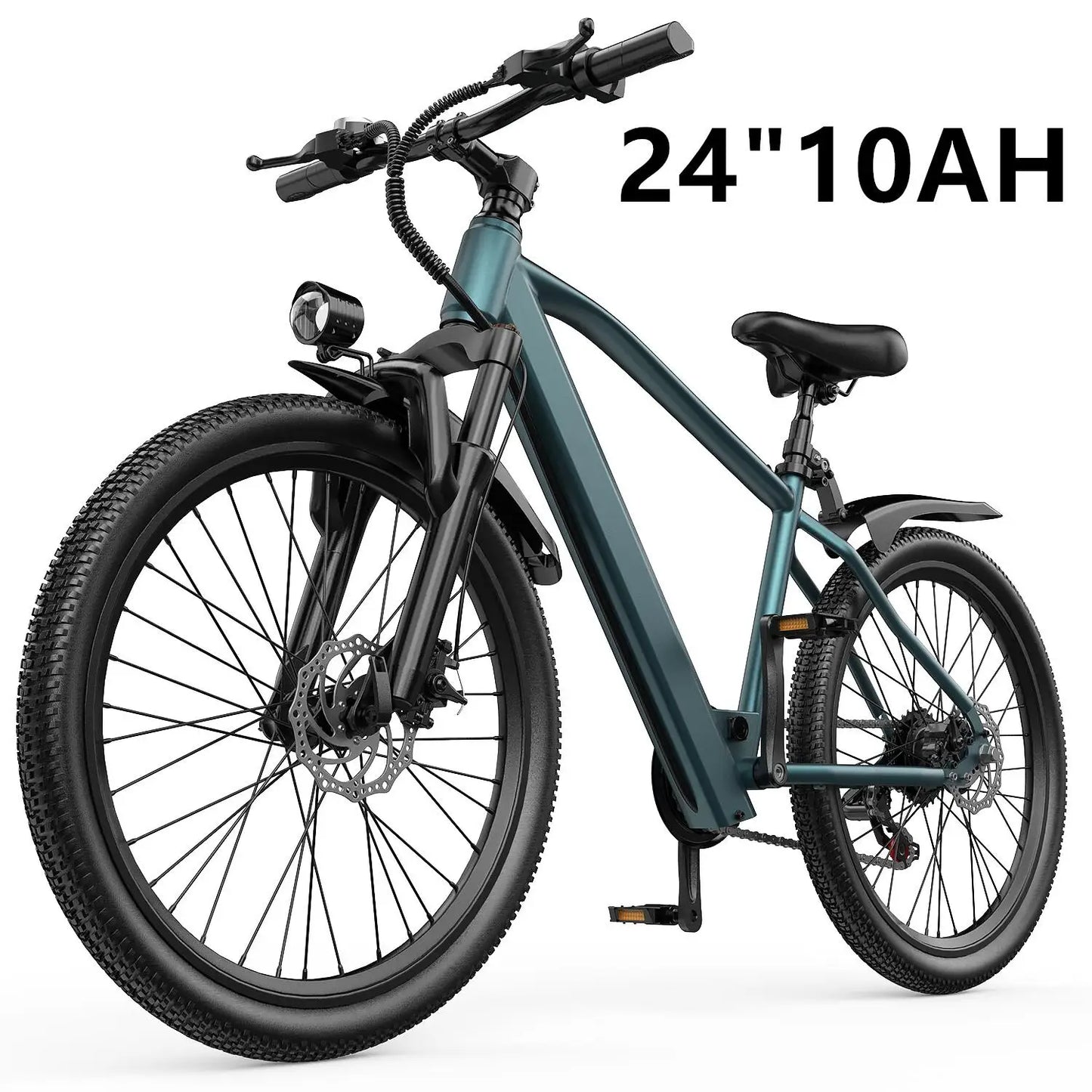 Adults Electric Bicycle, 26" 24" Electric Mountain Bike 500W Motor,21 Speed