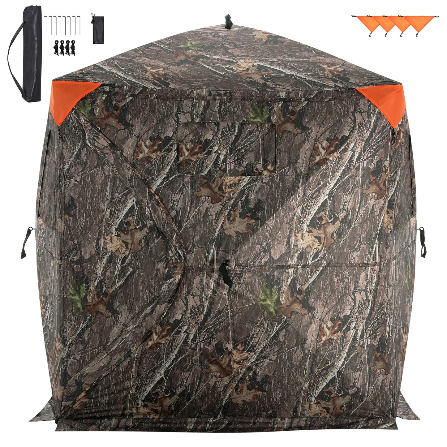 Hunting Blind, 270° See Through Ground Blind, 2-3 Person