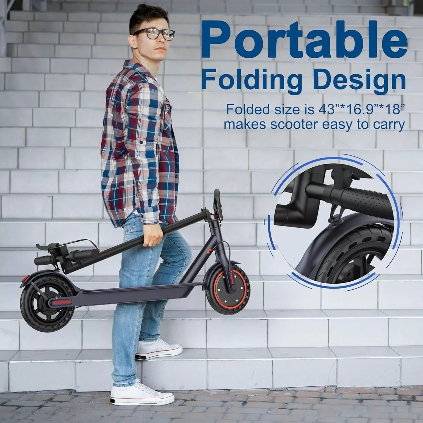 Electric 8.5inch tire Folding Electric Scooter