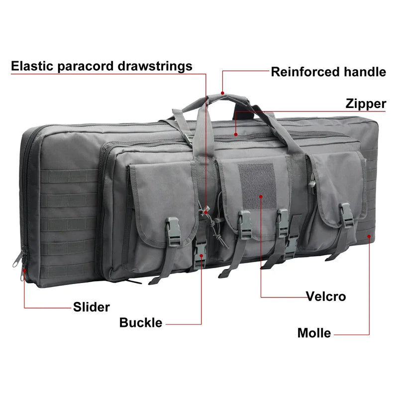 32 38 42 48 inch Tactical Double Rifle Bag Sniper