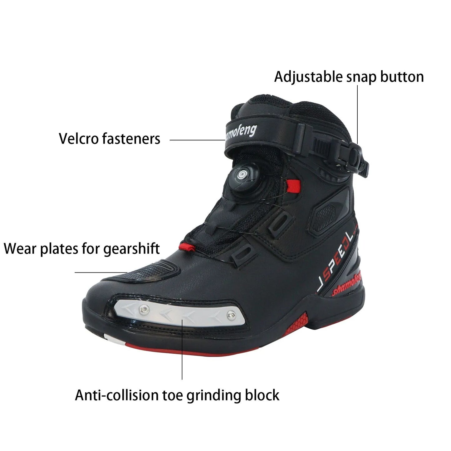 Waterproof Non-slip Motocross Mountain Racing Ankle Length Shoes