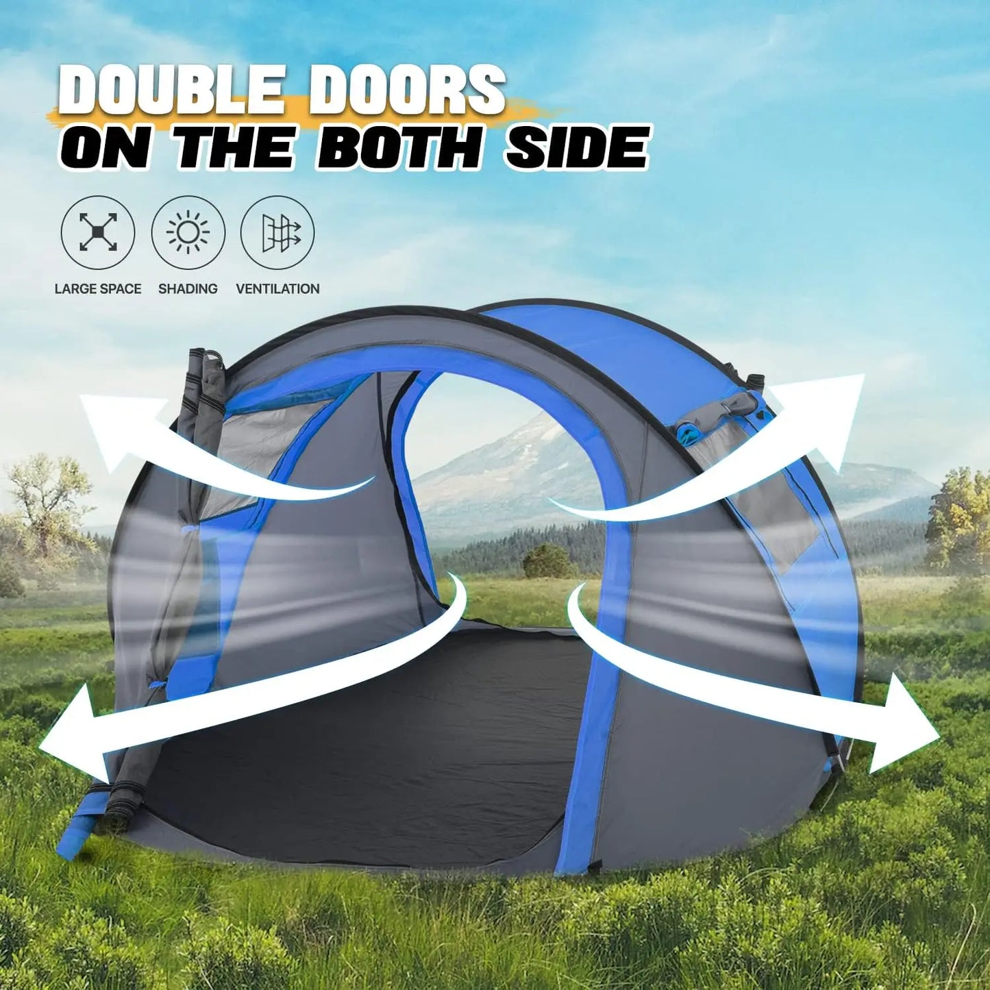 Tent 2 Person for Camping Waterproof Outdoor