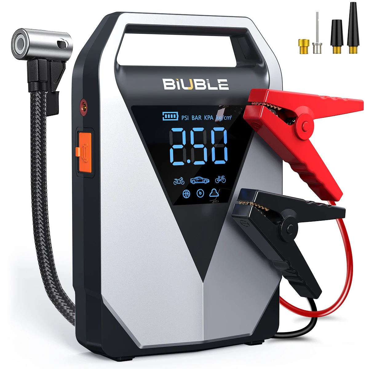 4 In 1 Car Jump Starter Air Pump 150PSI Air Compressor