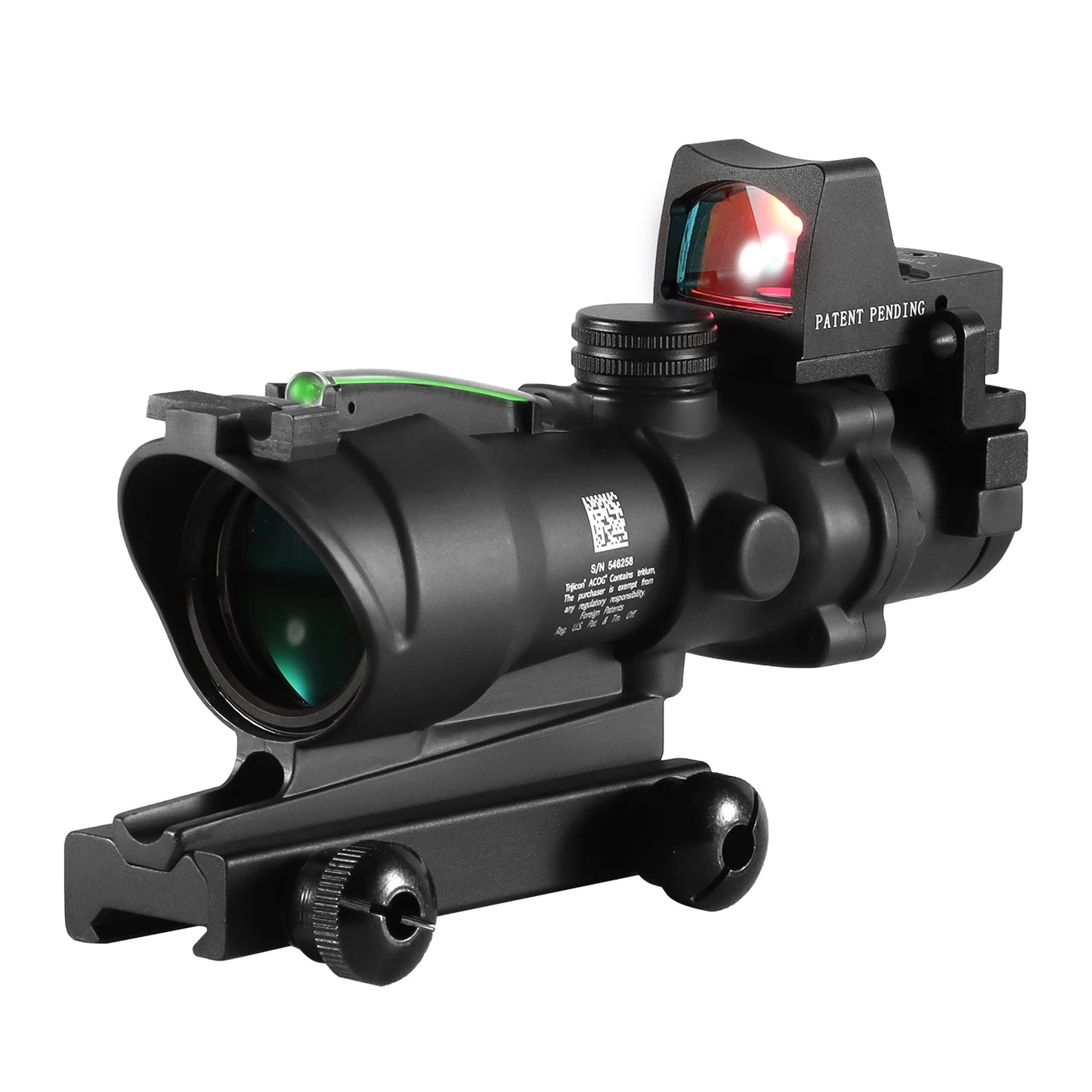 4x32 Red Dot 1x 4x Red Dot 20mm Rail Scope for Glock Hunting