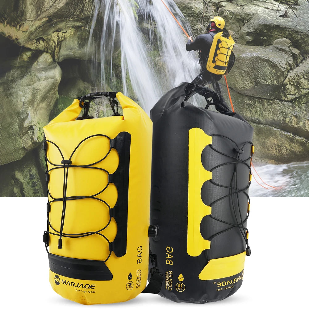 20L Outdoor Storage Backpack Dry Wet Separation Roll