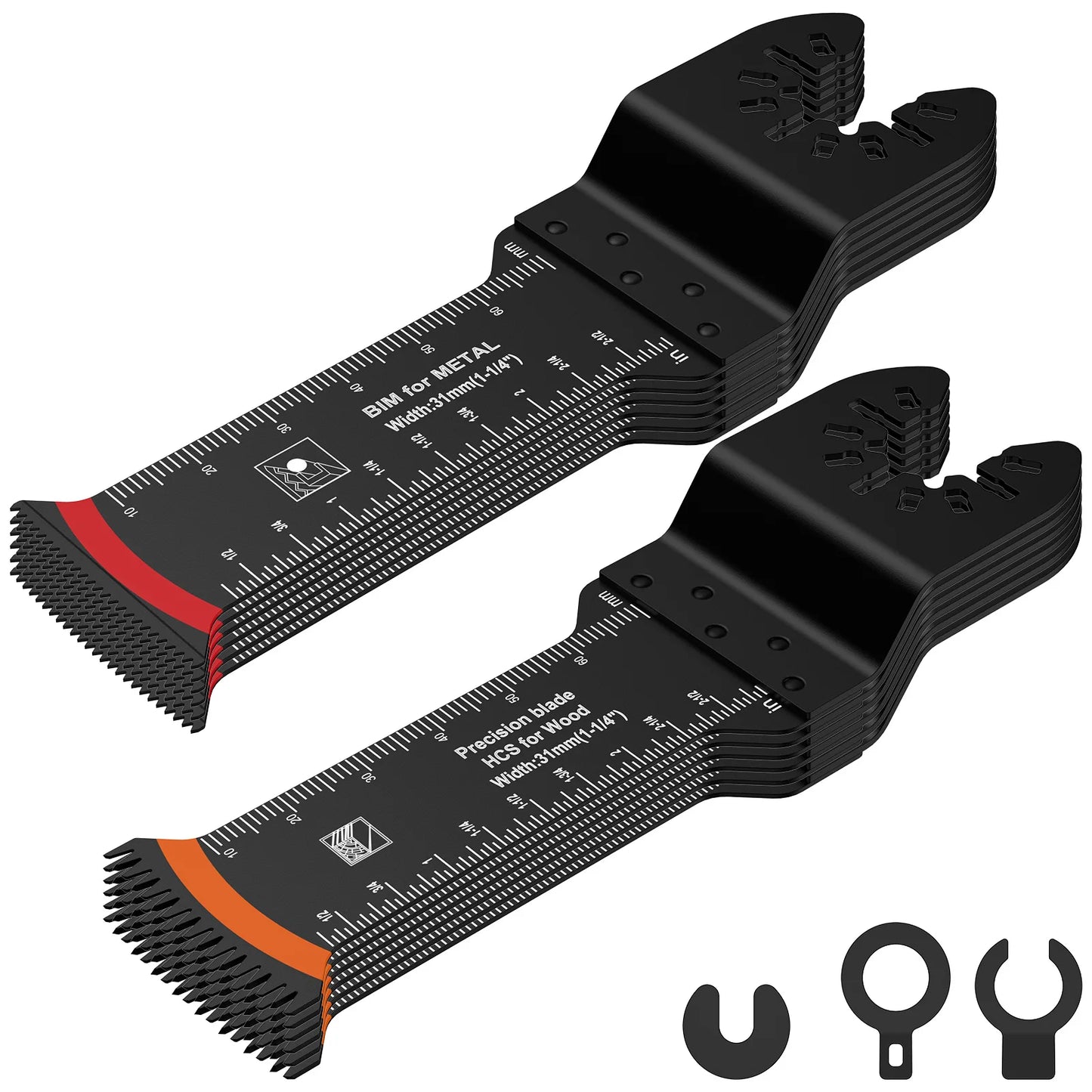 12 PCS Extra Long Oscillating Saw Blades