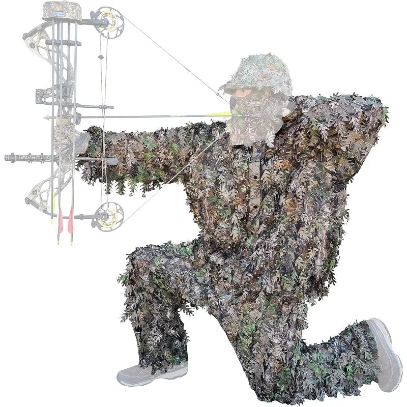 3D Leafy Camo Suit in Mossy Oak and Realtree Camo, for Turkey Hunting