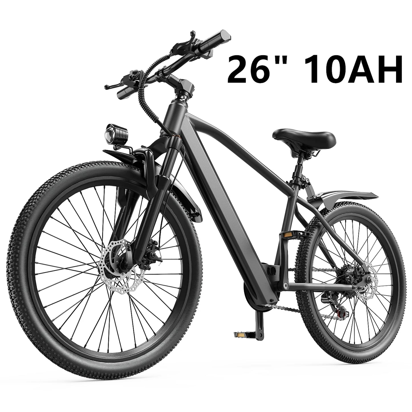 Adults Electric Bicycle, 26" 24" Electric Mountain Bike 500W Motor,21 Speed