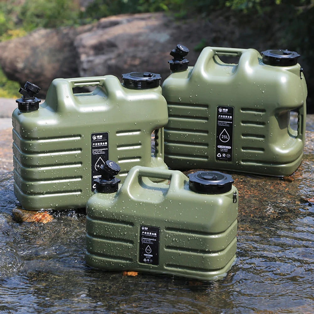 Water Containers Jug Camping Bucket Water Storage 25L