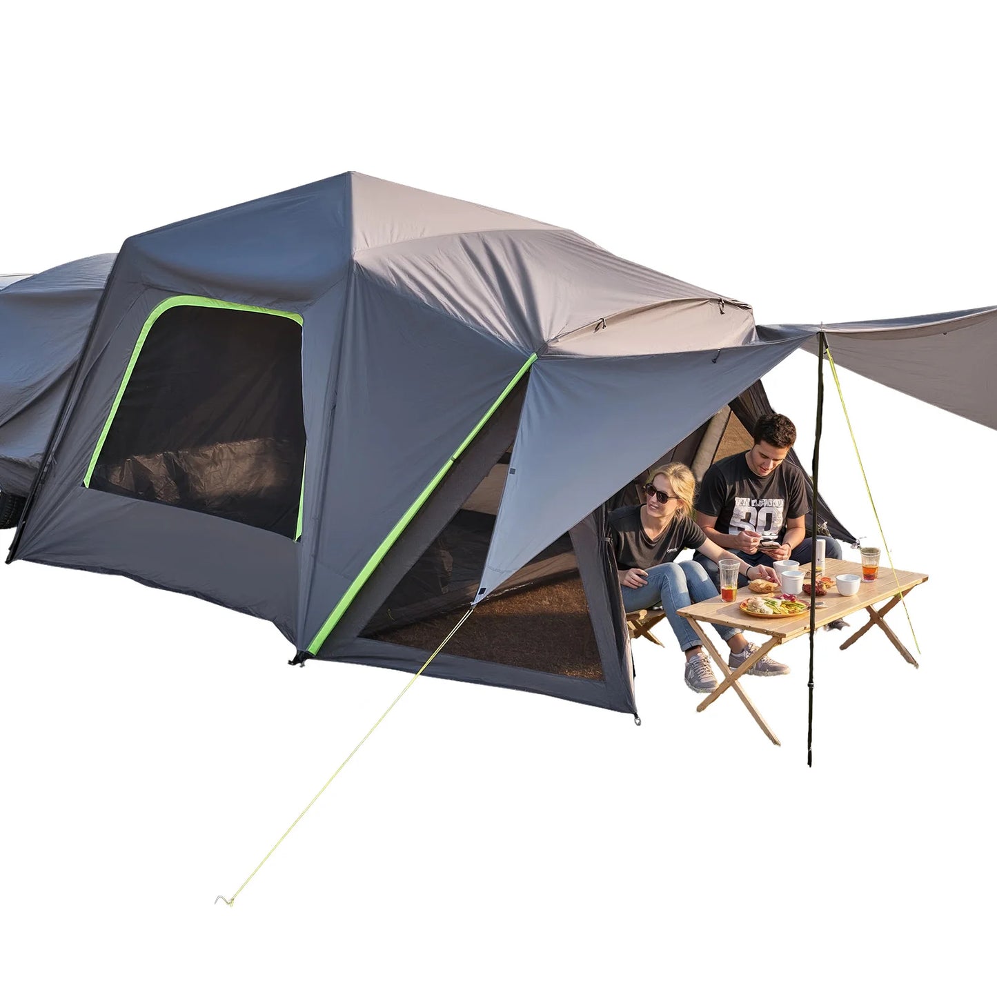 SUV Tent for Camping Waterproof Spacious Double Layer Design