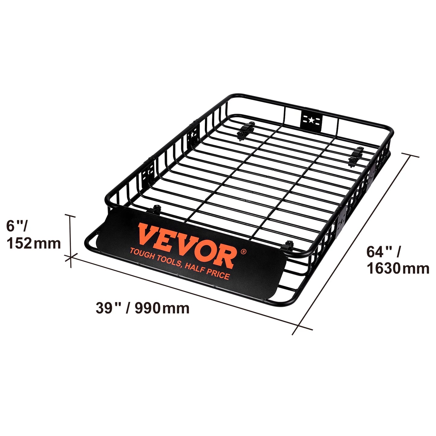 Roof Rack Cargo Basket 46"x36"x4.5" / 51"x36"x5" Rooftop Cargo