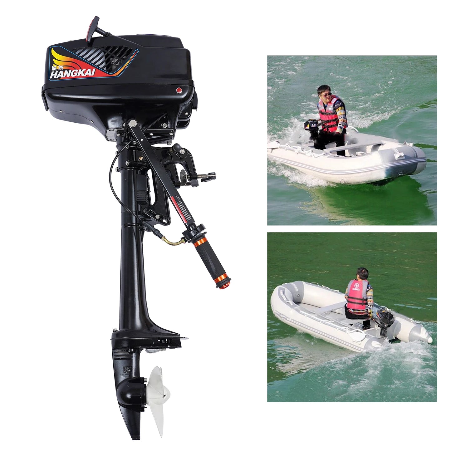 Marine Engines 2 Stroke 3.6 HP Heavy Duty Cooled CDI Systems 55CC