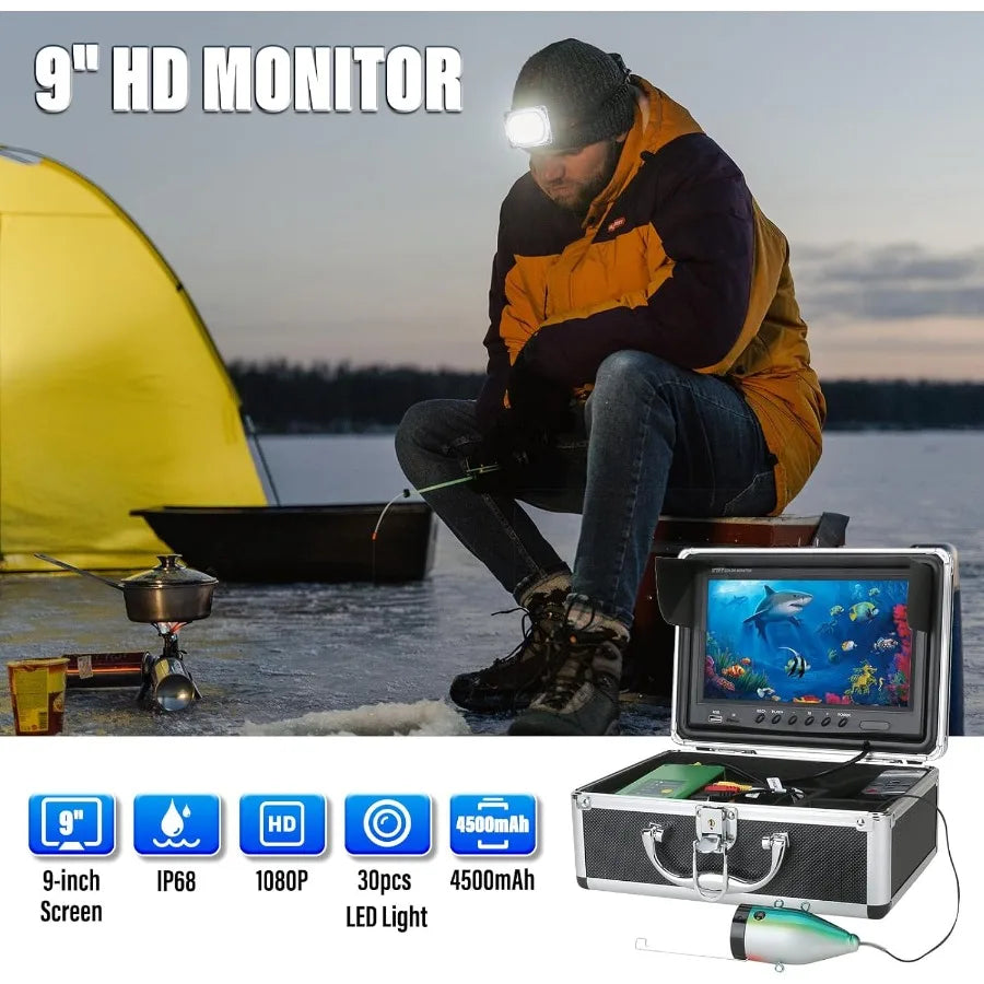 Hign-concerned Underwater 1000TVL Cable For Lake Kayak Boat Fishing