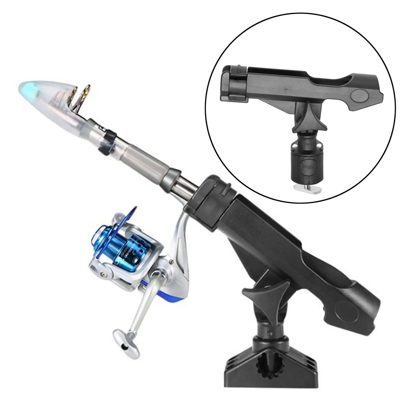 Removable Kayak Boat Pole Fishing Rod Holder