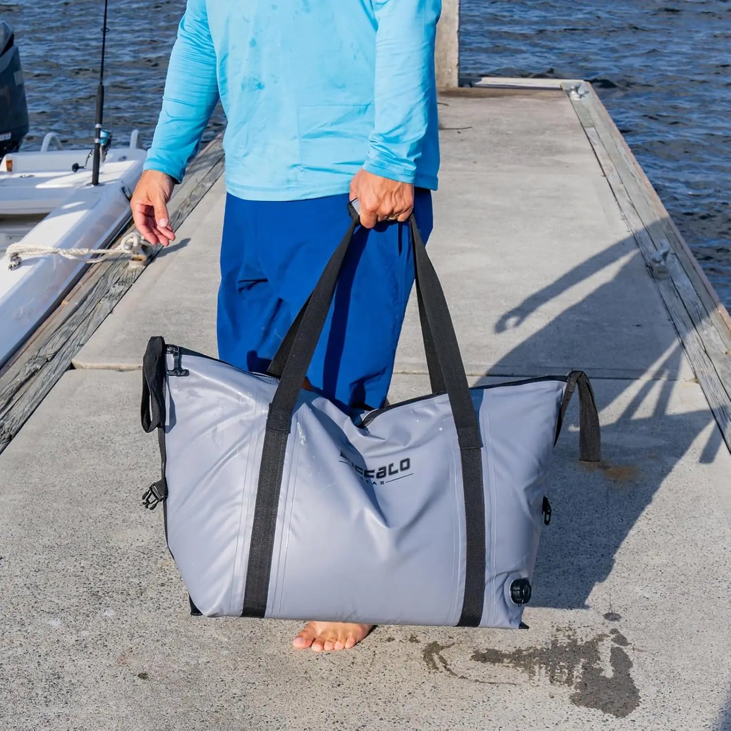 Insulated Fish Bag Cooler Flat Bottom