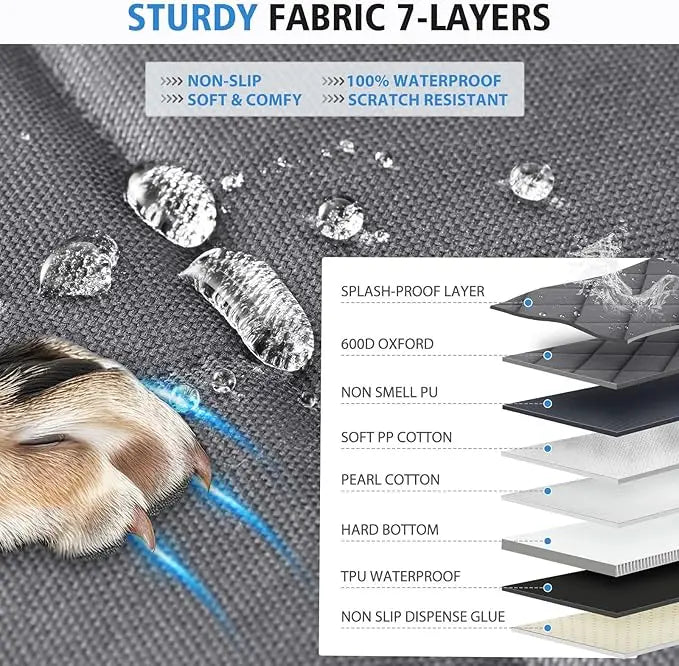 Back Seat Extender for Dogs, Dog Waterproof