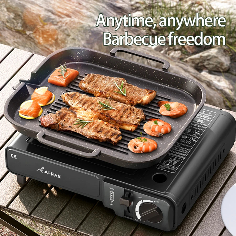 Outdoor Portable Card Stove, Gas Stove, Suitable For Camping,