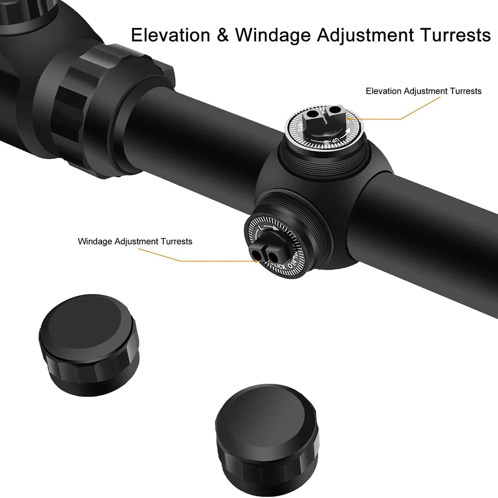 3-9x40 EG Rifle Scopes Hunting Sights Red and Green Light Reticle