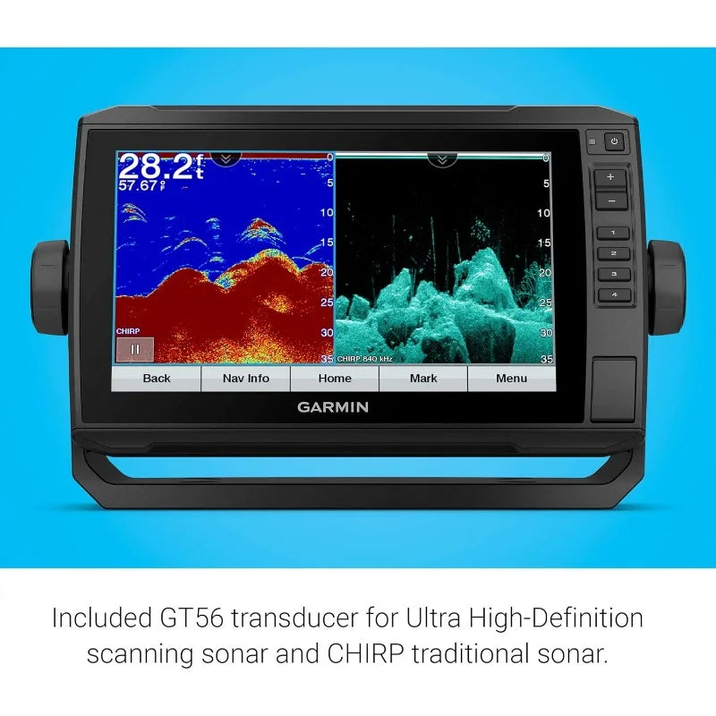 "Garmin ECHOMAP UHD 93sv with Transducer, 9" Touchscreen
