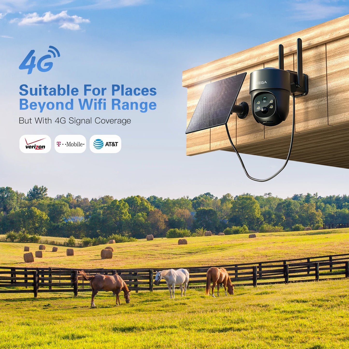 4G LTE surveillance camerasolar with SIM，