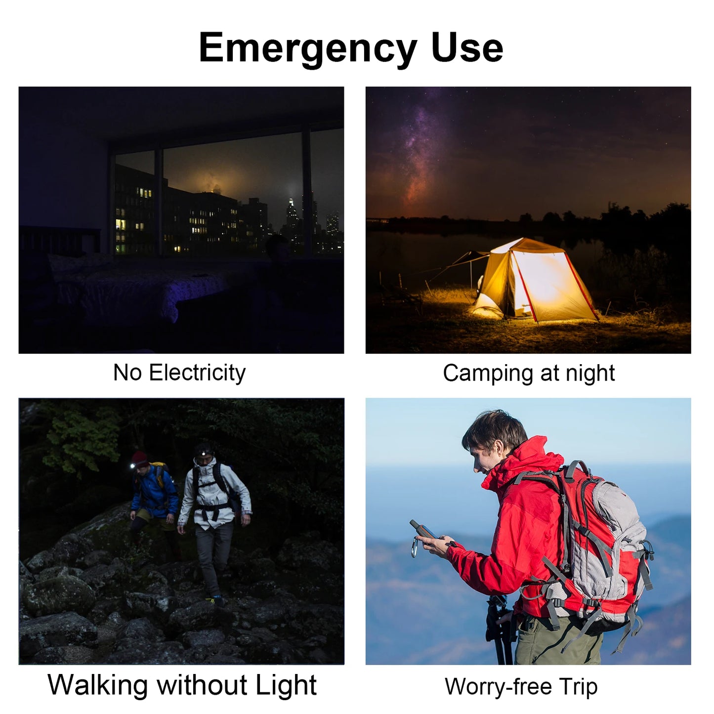 Waterproof Solar Power Bank Outdoor for Mobile Phone Charger