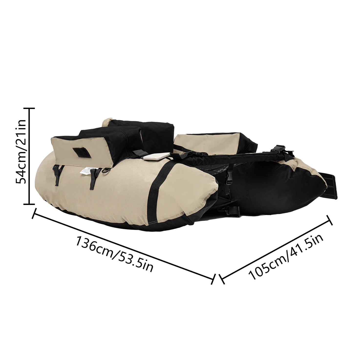 Inflatable Fishing Boat Lakes, Rivers, and Creeks for Rafting