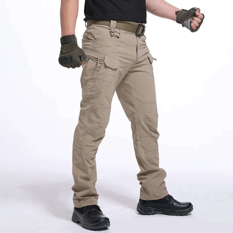 New Men Oversized Plus Size Winter Fleece Outdoor Pants